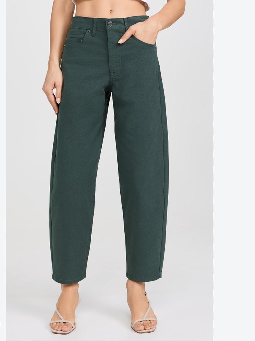 Splendid Evergreen Wide-Leg High-Rise Jeans